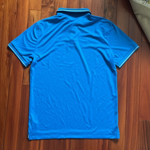 NWOT Men’s blue golf shirt size large - Picture 3 of 3